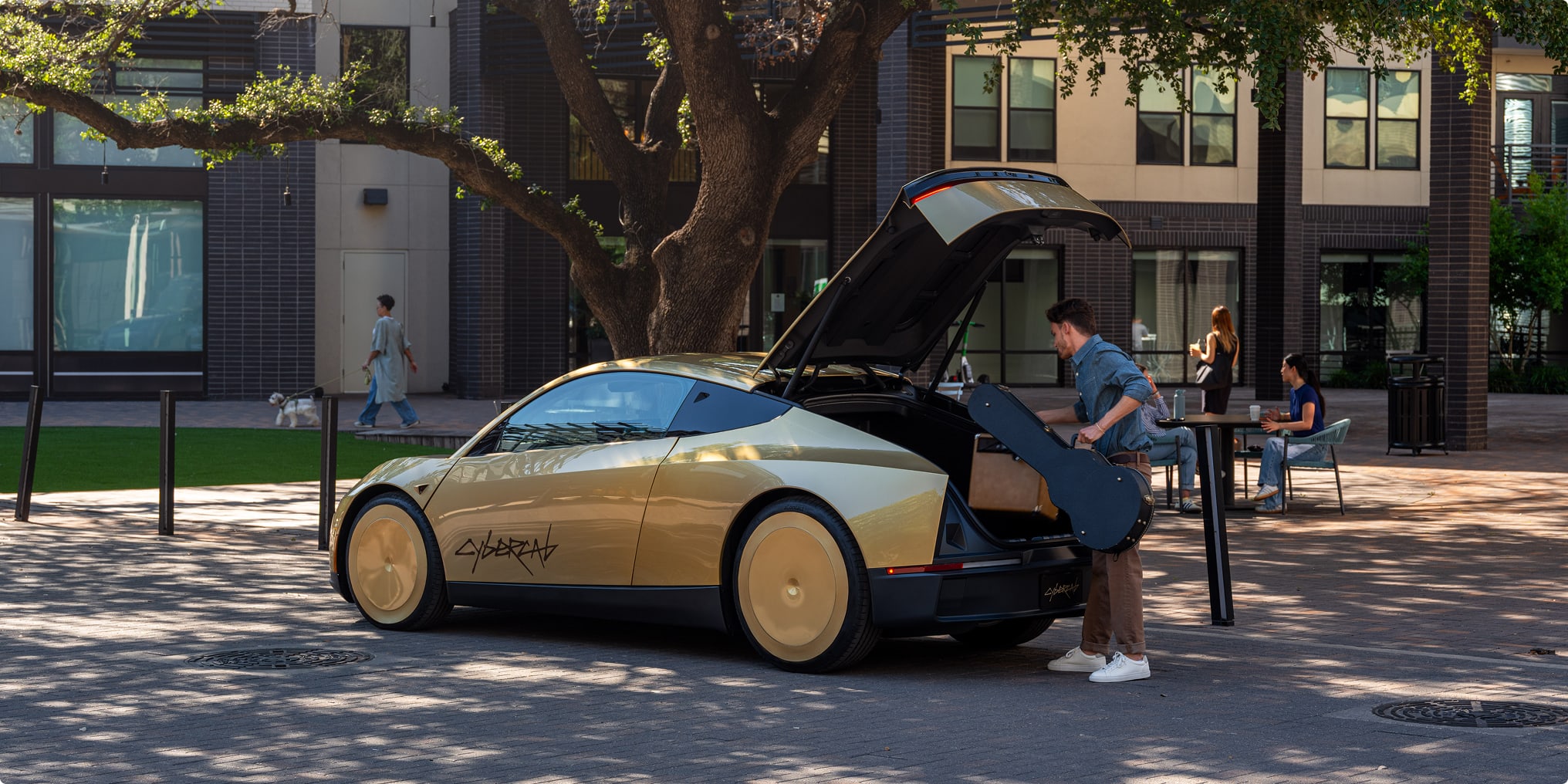 Tesla's fully autonomous Cybercab fleet